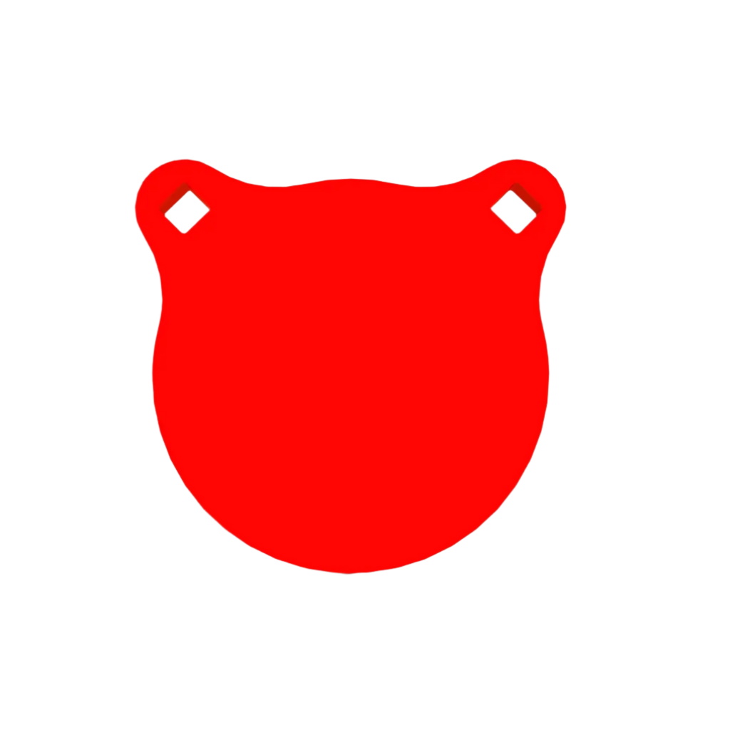 8 "x 3/8" Gong AR500 Steel Shooting Target