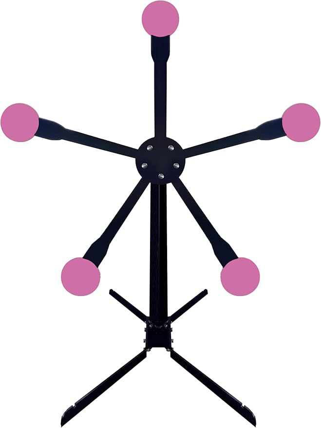 Texas Star Shooting Target – 8" x 3/8" AR500 Steel - Pink